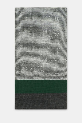 Двусторонний шарф с добавлением шерсти