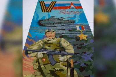 Мурал в честь Героя России Андрея Григорьева появился в Якутске / ЯСИА Якутск Якутск Республика Саха (Якутия)