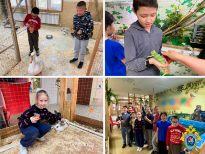 Сотрудники следственного управления организовали поездку в зоопарк для воспитанников подшефной школы-интерната /    