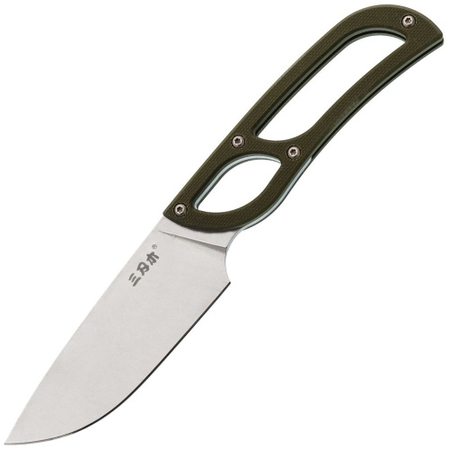 Нож Sanrenmu S628-1, сталь 8Cr14MoV, рукоять G10, зелёный