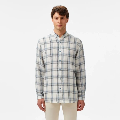 Мужская рубашка Lacoste из льна