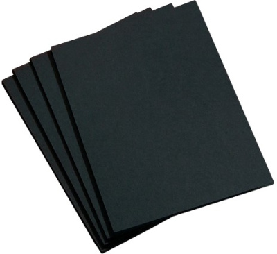 Картон Folia 50х70 см 480 г черный