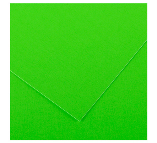 Бумага с флуоресцентным покрытием Canson 50х65 см 250 г Зеленый