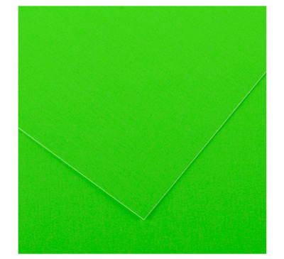 Бумага с флуоресцентным покрытием Canson 50х65 см 250 г Зеленый