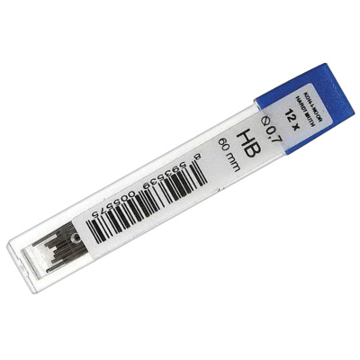 Грифели для механических карандашей Koh-I-Noor "4162" 0,7 мм, HB 12 шт