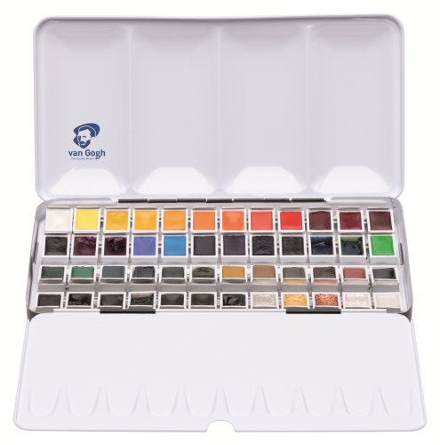 Набор акварели Talens "Van Gogh" 48 цв в металле