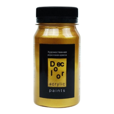 Акрил ТАИР "Деколор" 100 мл, Золото Ройял