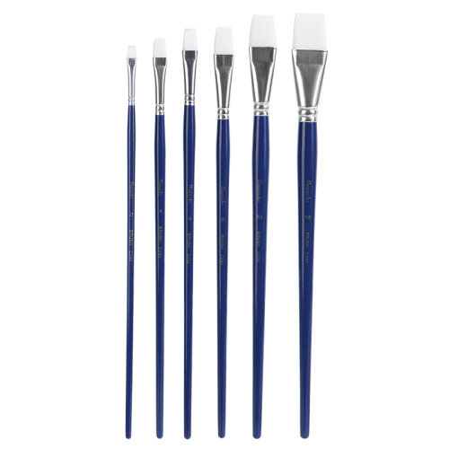 Кисть синтетика жесткая №4 плоская Finenolo