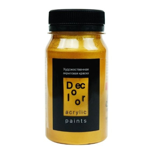 Акрил ТАИР "Деколор" 100 мл, Золото Инка