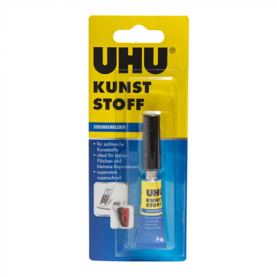 Клей для пластика UHU "Kunst Stoff" 3 г