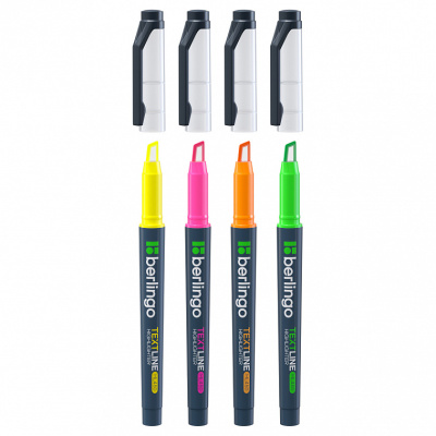 Текстовыделитель Berlingo "Textline HL450" 0,5-4 мм, зеленый