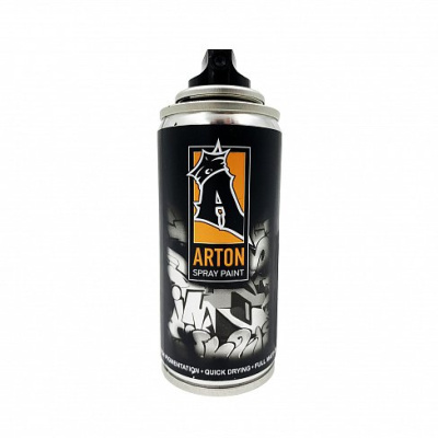 Краска для граффити Arton 100 мл в аэрозоли, Black