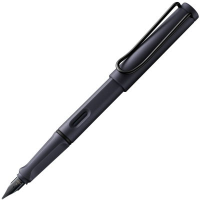 Ручка перьевая Lamy Steel Black 0E2 safari