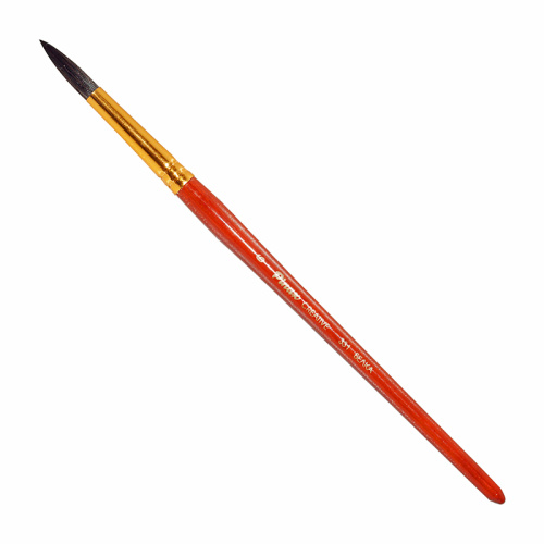 Кисть белка №6 круглая Pinax "Creative 331" короткая ручка