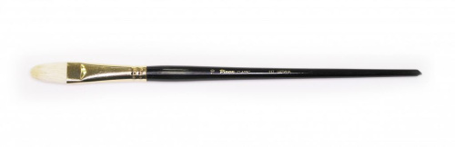 Кисть щетина №10 плоскоовальная Pinax "Classic 117" длинная ручка