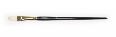 Кисть щетина №10 плоскоовальная Pinax "Classic 117" длинная ручка