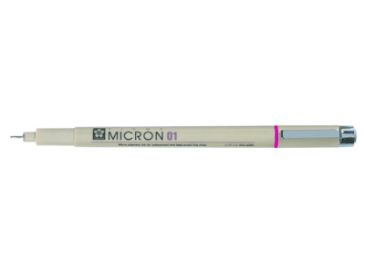 Линер Sakura "PIGMA MICRON 01" 0,25 мм, розовый