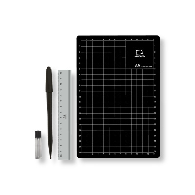 Набор для вырезания Малевичъ, макетный нож, коврик для резки, линейка