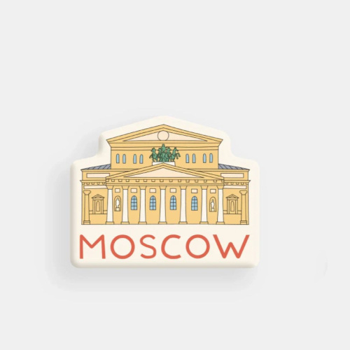 Стикер объемный "Москва. Большой театр"