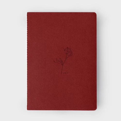 Блокнот "Ботаника-2" Красный