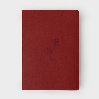 Блокнот "Ботаника-2" Красный