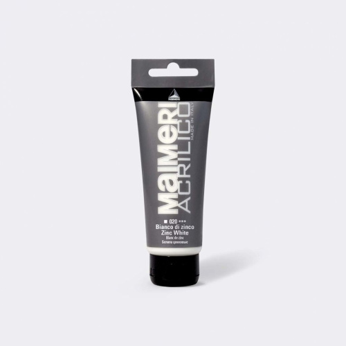 Акрил ACRILICO 75 мл Белила цинковые