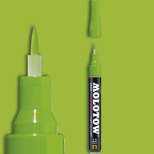 Маркер спиртовой Molotow "GRAF-X" UV 1мм Флуорисцентный Зеленый 02