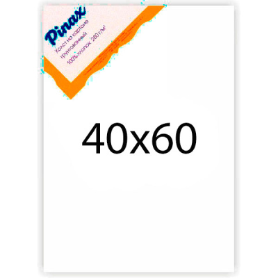 Холст грунтованный на картоне Pinax 280 г 40x60 см