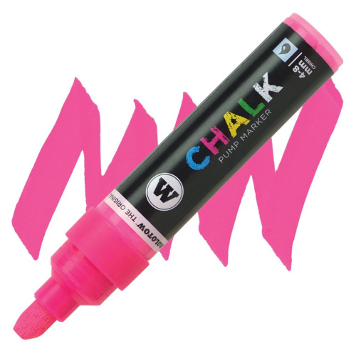 Маркер меловой Molotow "CHALK" 4-8 мм флуоресцентный Розовый