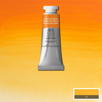 Акварель Winsor&Newton "Professional" в тюбике 14 мл Оранжевый кадмий