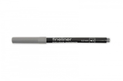 Линер Koh-I-Noor "Fineliner" 0,3 мм, серый