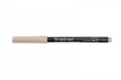 Линер Koh-I-Noor "Fineliner" 0,3 мм, коричневый светлый