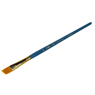 Кисть синтетика скошенная Гамма "Галерея" короткая ручка