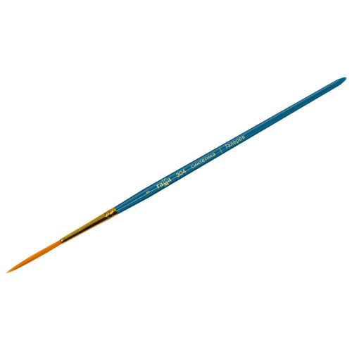 Кисть синтетика №1 лайнер Гамма "Галерея" короткая ручка