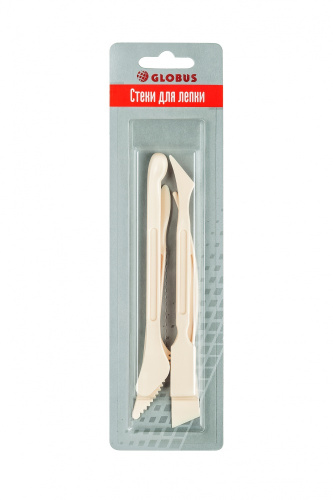 Набор стеков для лепки Глобус 4 шт, в блистере