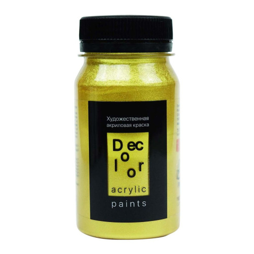 Акрил ТАИР "Деколор" 100 мл, Золото Геральдик