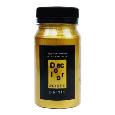Акрил ТАИР "Деколор" 100 мл, Золото Ацтек