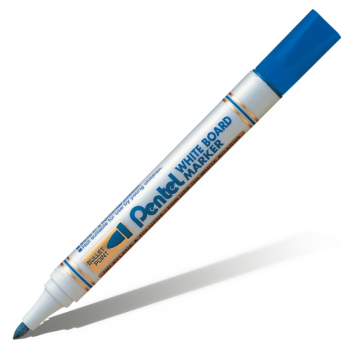 Маркер для досок Pentel 4,2 мм, пулеобразный наконечник, синий