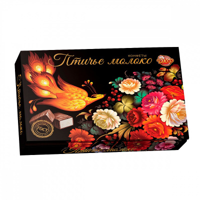 Конфеты в коробке Птичье молоко по ГОСТ, 190 гр.