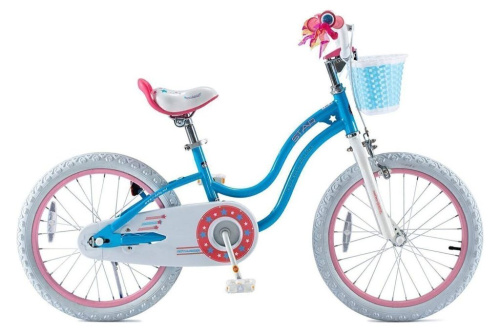 Детский велосипед Royal Baby Stargirl 20, год 2023, цвет Голубой