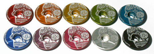 Крышка якоря рулевой колонки (топкэп) Neutrino Santa Muerte (красный)