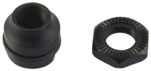 Конус Shimano FH-RM66 левый с гайкой (черный)