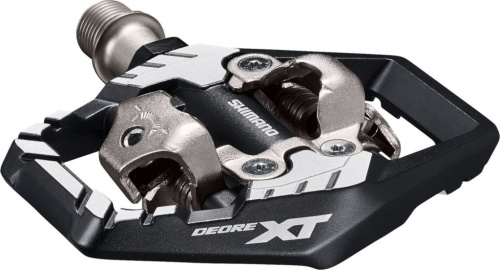 Контактные MTB педали Shimano XT PD-M8120 SPD с шипами (черный)