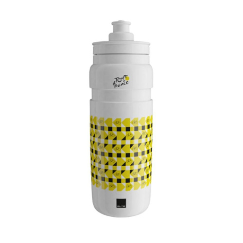 Велосипедная фляга Elite Fly Tour De France (белый / желтый 750 мл)