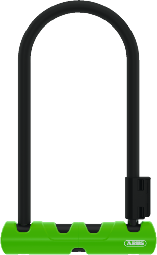 Замок-скоба Abus Ultra 410 (черный / зеленый 230 х 110 мм)