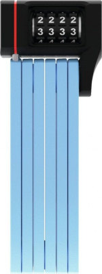 Замок Abus Bordo uGrip 5700C, кодовый 4 разряда, складной 800 мм (голубой)