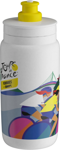 Велосипедная фляга Elite Fly Tour De France Femmes (белый 550 мл)
