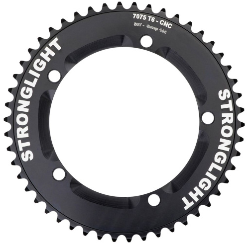 Звезда системы Stronglight Type S / TK Track 7075-T6 1 скорость, цепь 1/2&quot;x1/8&quot; (черный 48 BCD 144 мм)