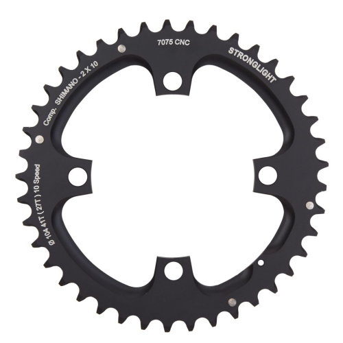 Звезда системы Stronglight для MTB Shimano 2/10 7075-T6 (черный 27 BCD 64 мм)