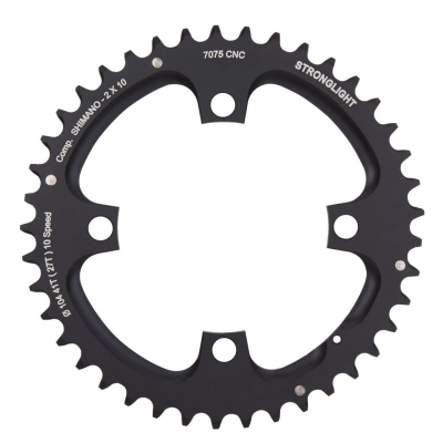 Звезда системы Stronglight для MTB Shimano 2/10 7075-T6 (черный 27 BCD 64 мм)